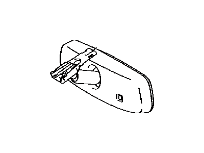 Toyota 87810-0C080 Inner Rear View Mirror Assembly