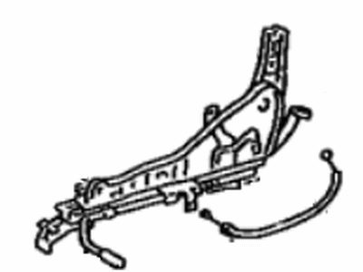 Toyota 72011-20150 ADJUSTER Sub-Assembly, Front Seat, Outer RH