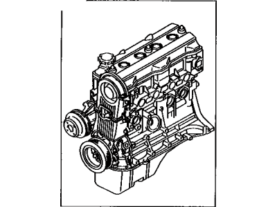 Toyota 19000-88500 Engine Assembly, Partial