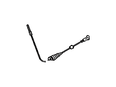 Toyota 46410-20340 Cable Assembly, Parking Brake
