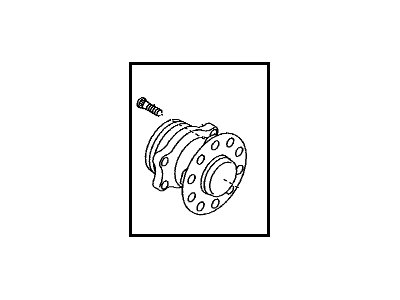 Toyota SU003-00791 Rear Axle Bearing And Hub Assembly, Left