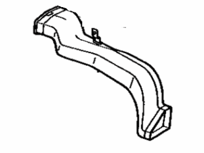 Toyota 87213-24010 Duct, Air, Rear