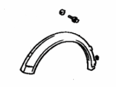 Toyota 53848-14060 Extension, Front Wing, LH