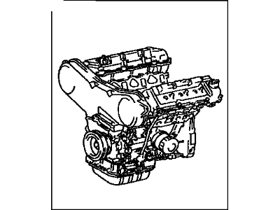 Toyota 19000-28463 Engine Assembly, Partial