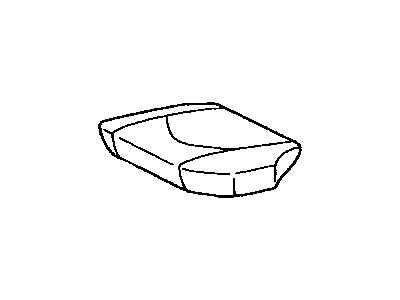 Toyota 71076-48200-A3 Rear Seat Cushion Cover, Left (For Separate Type)