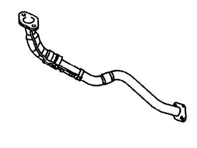 Toyota 17410-28260 Front Exhaust Pipe Assembly