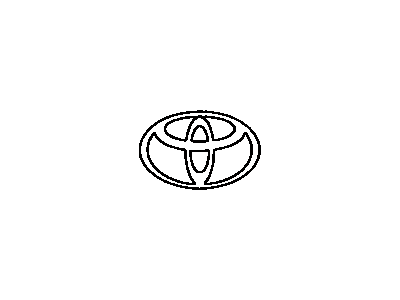 Toyota 90975-02043 Radiator Grille Emblem(Or Front Panel)