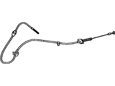 Toyota 46410-48090 Cable Assembly, Parking Brake