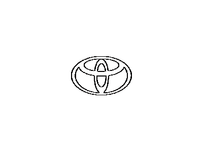 Toyota 90975-02048 Radiator Grille Emblem(Or Front Panel)