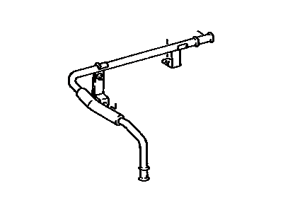 Toyota 87248-60400 Pipe, Heater Water Outlet, B