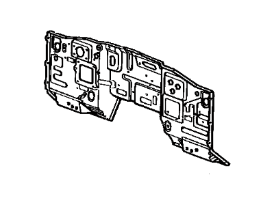 Toyota 55101-90A44 Panel Sub-Assembly, Dash