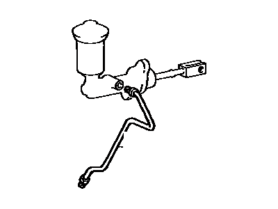Toyota 31481-60301 Tube, Clutch Master Cylinder To Flexible Hose