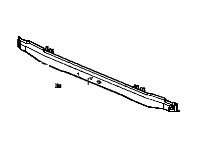 Toyota 57104-90A00 CROSSMEMBER, Front