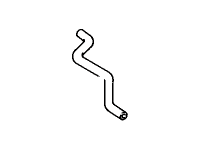 Toyota 87245-90A04 Hose, Rear Heater Water Inlet, B