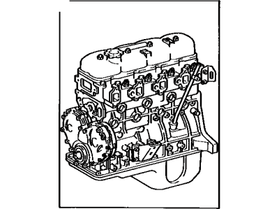 Toyota 19000-61211 Engine Assembly, Partial