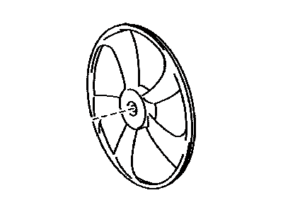 Toyota Cooling Fan Assembly - 16361-0P170