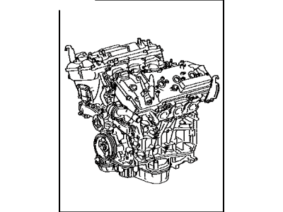 Toyota 19000-0P111 Engine Assembly, Partial
