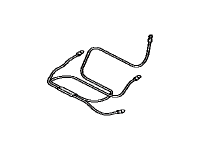 Toyota 72704-0E090 Cable Sub-Assembly, Rear Seat