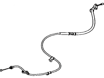 Toyota 46420-33180 Cable Assembly, Parking Brake