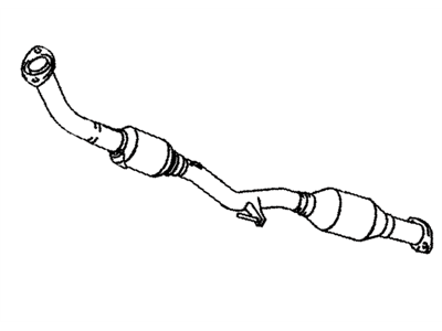 Toyota 17410-28570 Front Exhaust Pipe Assembly
