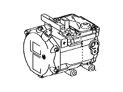 Toyota 88370-30020 Compressor Assy, W/Motor
