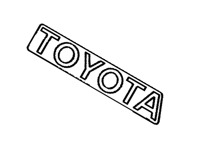 1999 Toyota 4Runner Emblem - 75442-35020