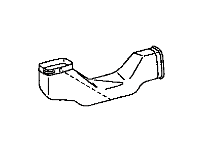 Toyota 55844-16100 Duct, Heater To Register