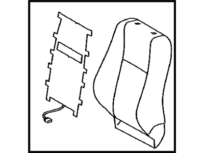 Toyota 71074-0R240-B2 Front Seat Back Cover, Left(For Separate Type)