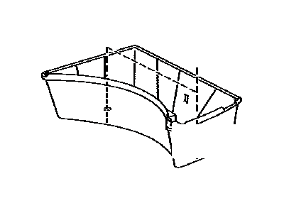 Toyota 64995-52031 Box, Deck Floor, RH