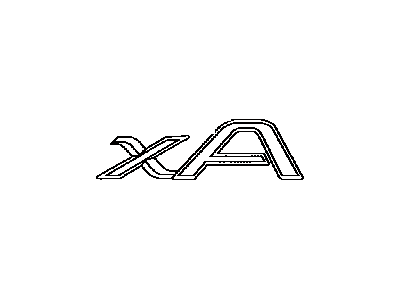 2005 Scion xA Emblem - 75442-52200