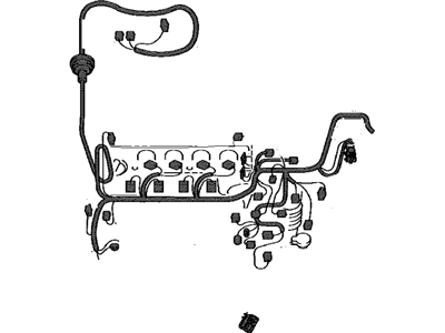 Toyota 82121-52D40 Wire, Engine