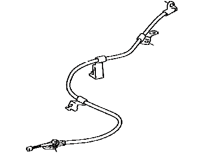 Toyota 46420-52010 Cable Assembly, Parking Brake