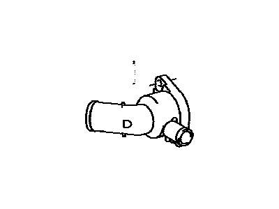Toyota 16321-47021 Inlet, Water