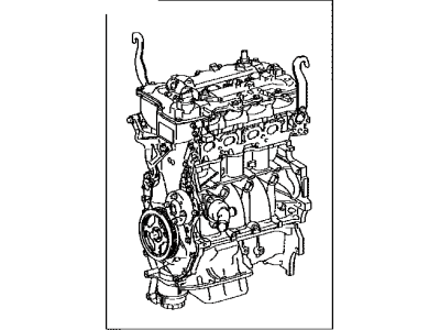 Toyota 19000-28C20 Engine Assembly, Partial
