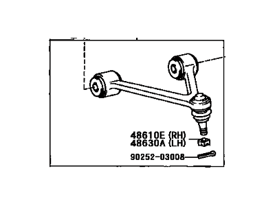 1993 Toyota Supra Control Arm - 48610-19025