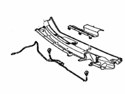 Toyota 55708-52290 LOUVER Sub-Assembly, Cow