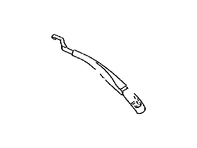 Toyota 85221-52410 Front Windshield Wiper Arm, Left