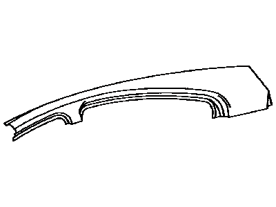 Toyota 61214-52211 Rail, Roof Side, Outer