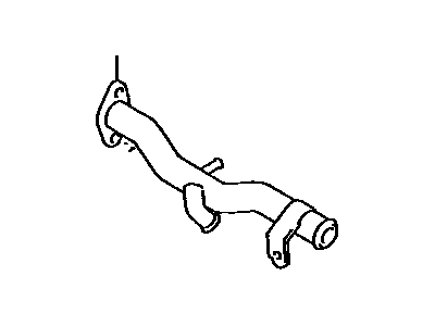 Toyota 16322-15040 Pipe, Water Inlet