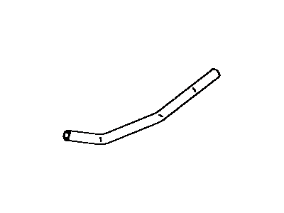 Toyota 87245-10100 Hose, Heater Water, Outlet E