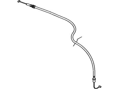 Toyota 35520-12240 Cable Assembly, Throttle