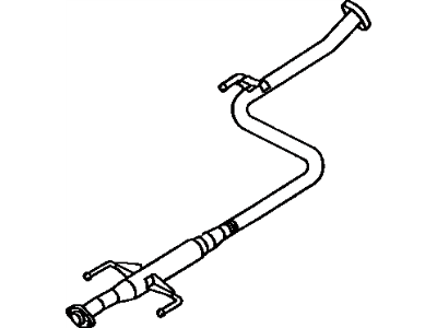 Toyota 17420-16120 Center Exhaust Pipe Assembly