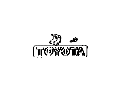 Toyota 75321-19386 Radiator Grille Or Front Panel Name Plate