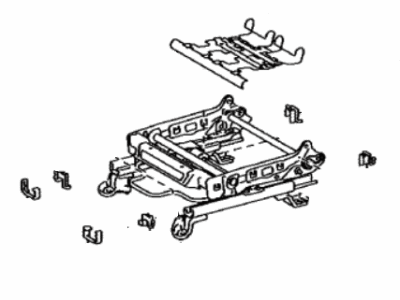 Toyota 71110-06120 Frame Assembly, Front Seat