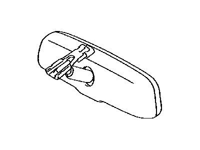 Toyota 87810-06140 Inner Rear View Mirror Assembly