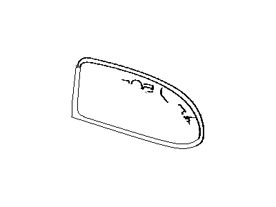 Toyota 87917-06410 Outer Rear View Mirror, Right