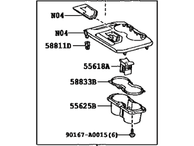 Toyota 58805-06250-E0 Panel Sub-Assembly, Cons