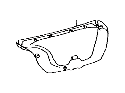 Toyota 64719-06150-C0 Cover, Luggage Compartment