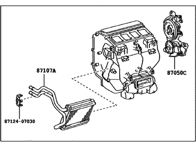 Toyota 87050-06530 Radiator Assembly, Air C