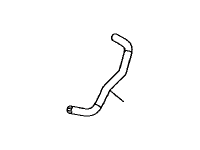 Toyota 16261-21090 Hose, Water By-Pass